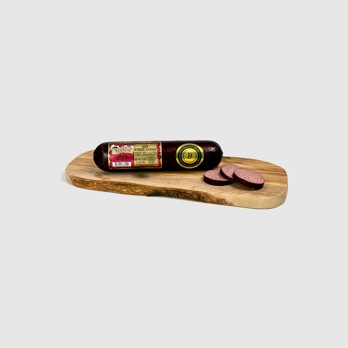 B - Gourmet Beef Sausage Log